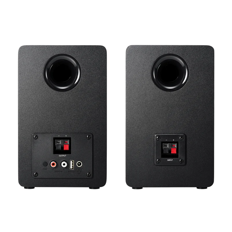 audio-technica AT-SP3X - Enceintes d'étagère amplifiée 30Watts filaire ou Bluetooth