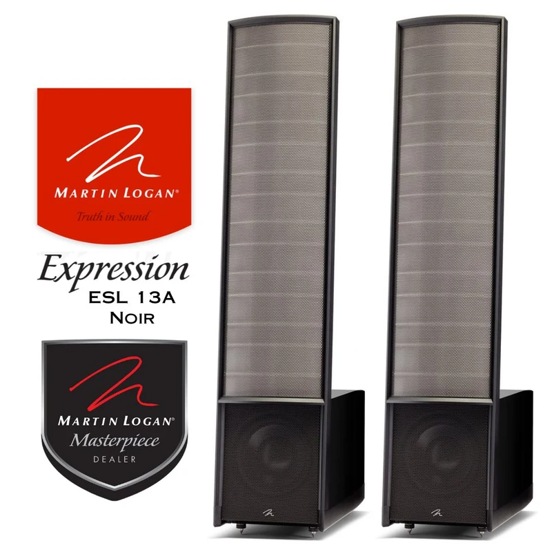 Martin Logan ESL 13 | Enceintes de type colonne électrostatique haut de gamme (paire)