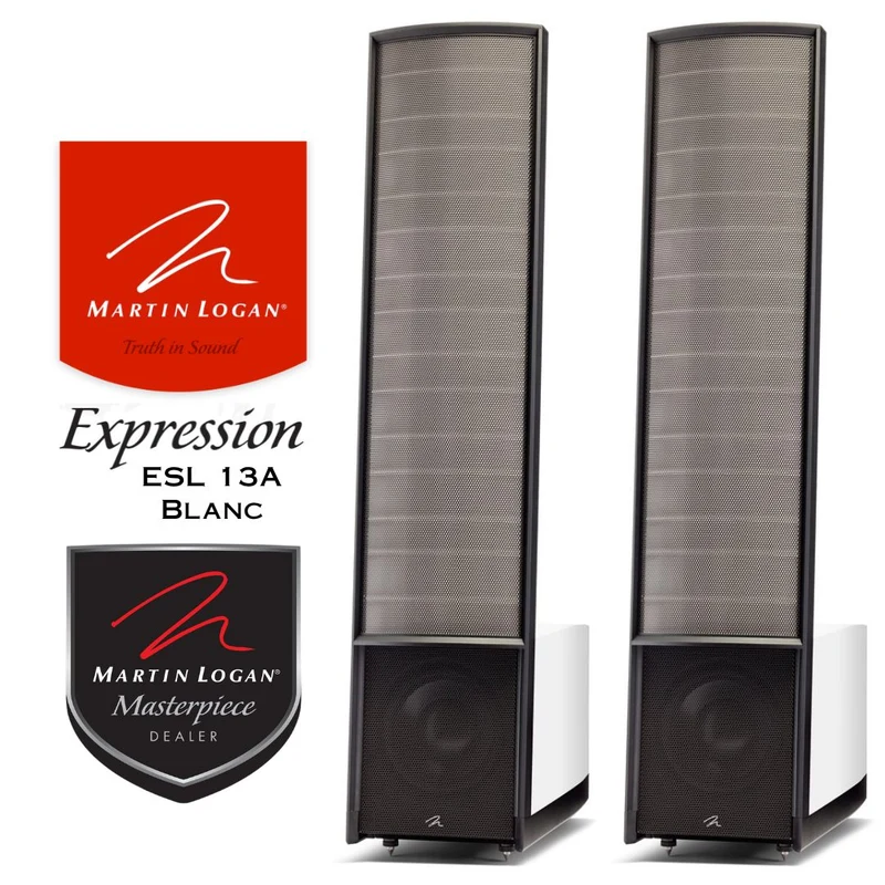 Martin Logan ESL 13 | Enceintes de type colonne électrostatique haut de gamme (paire)