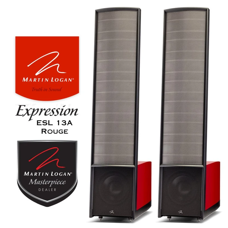 Martin Logan ESL 13 | Enceintes de type colonne électrostatique haut de gamme (paire)