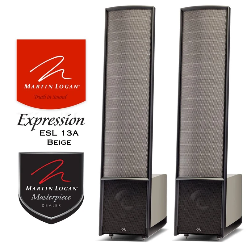 Martin Logan ESL 13 | Enceintes de type colonne électrostatique haut de gamme (paire)