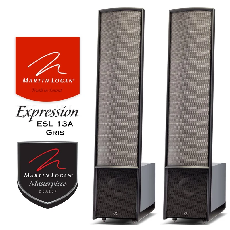 Martin Logan ESL 13 | Enceintes de type colonne électrostatique haut de gamme (paire)