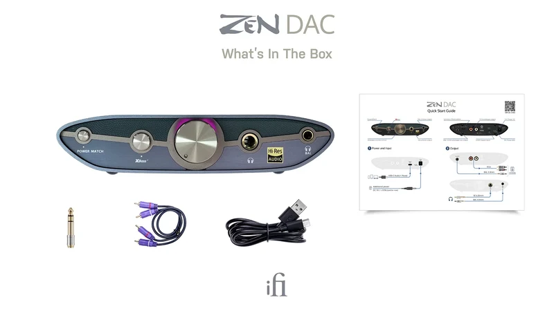 iFi Audio ZEN DAC V3 - Amplificateur de casques d'écoute avec DAC