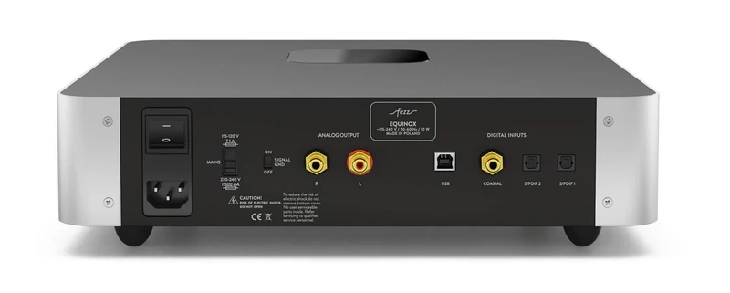 Fezz Audio Equinox - DAC Convertisseur Numérique/Analogique à tubes