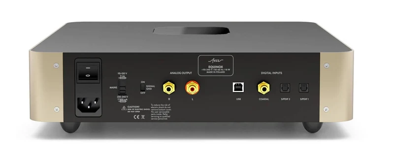Fezz Audio Equinox - DAC Convertisseur Numérique/Analogique à tubes
