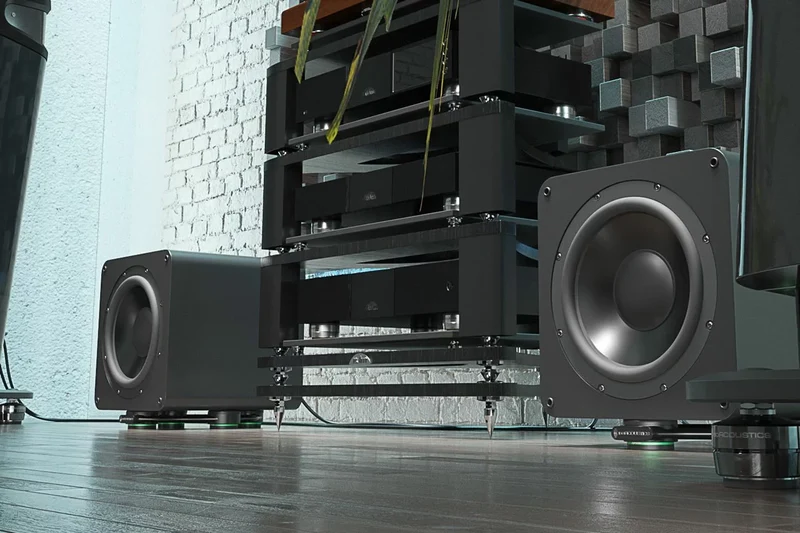 IsoAcoustics Apertasub- Supports isolateurs pour caisson de basses 80lb (unité)