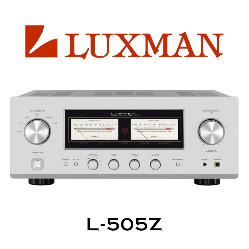 Luxman L-505Z - Amplificateur stéréo intégré 100 W/C A/B (8Ω), entrée phono