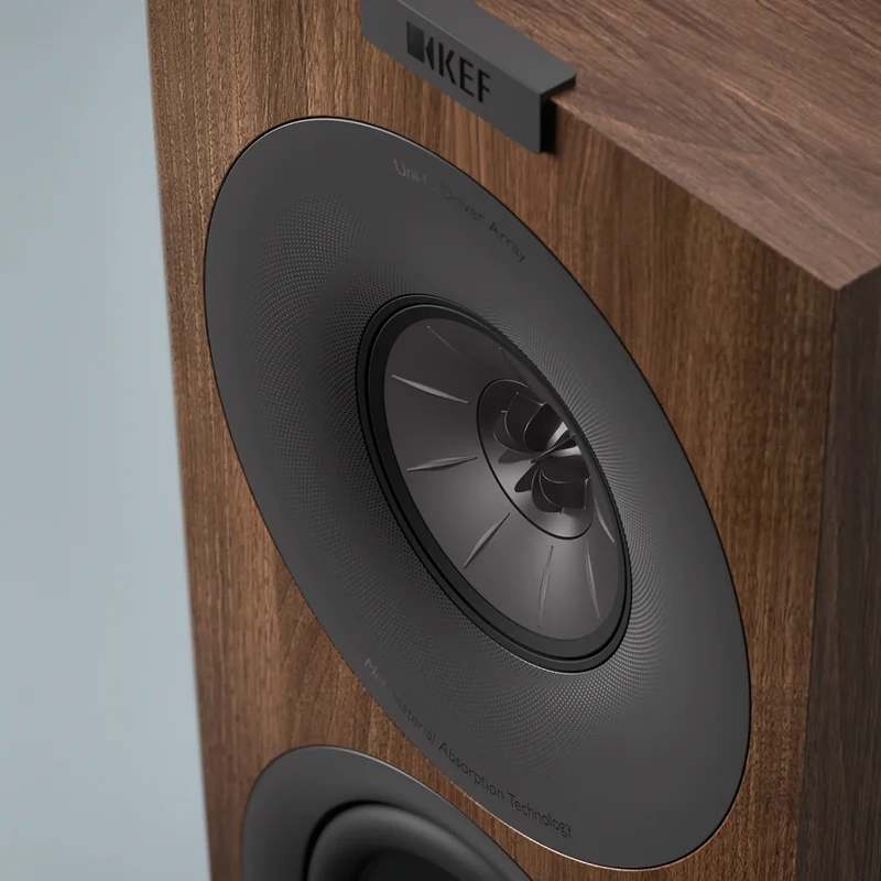 KEF QConcerto Meta - Enceintes d'étagère compacte 3 voies (paire)