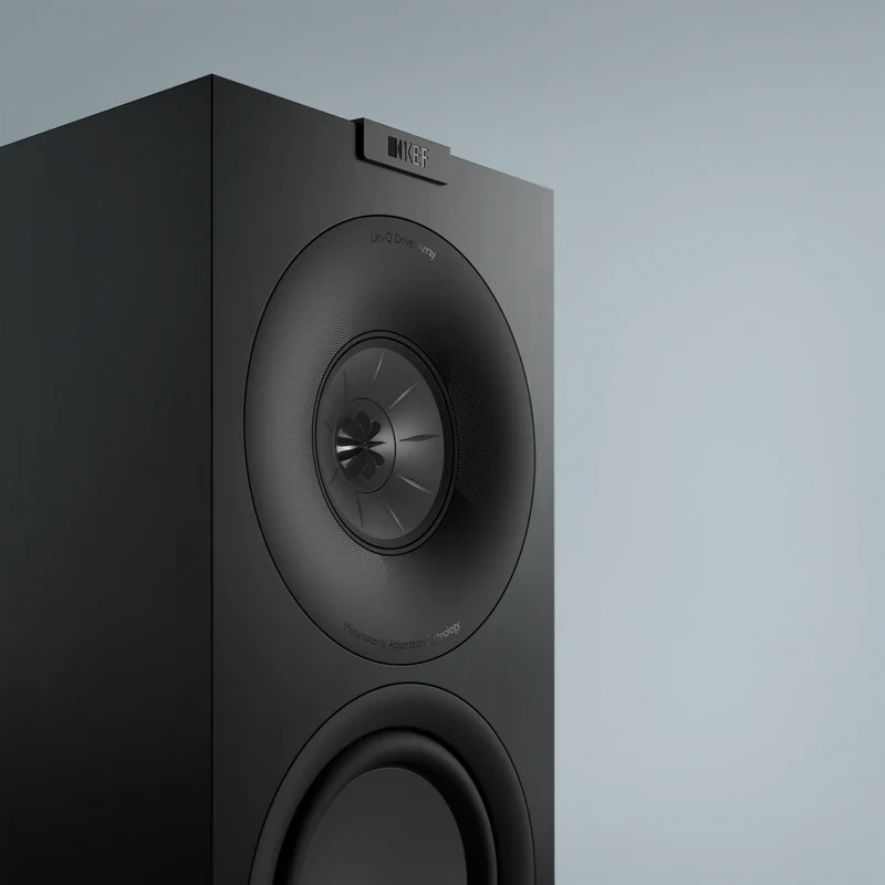 KEF QConcerto Meta - Enceintes d'étagère compacte 3 voies (paire)