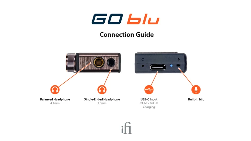 iFi Audio Goblu - DAC Portatif Bluetooth miniature ultra léger 26 grammes autonomie 10h