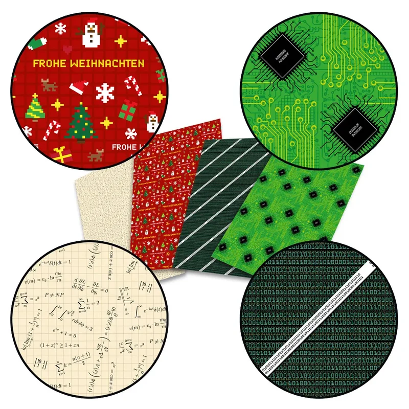 Papier cadeau geek