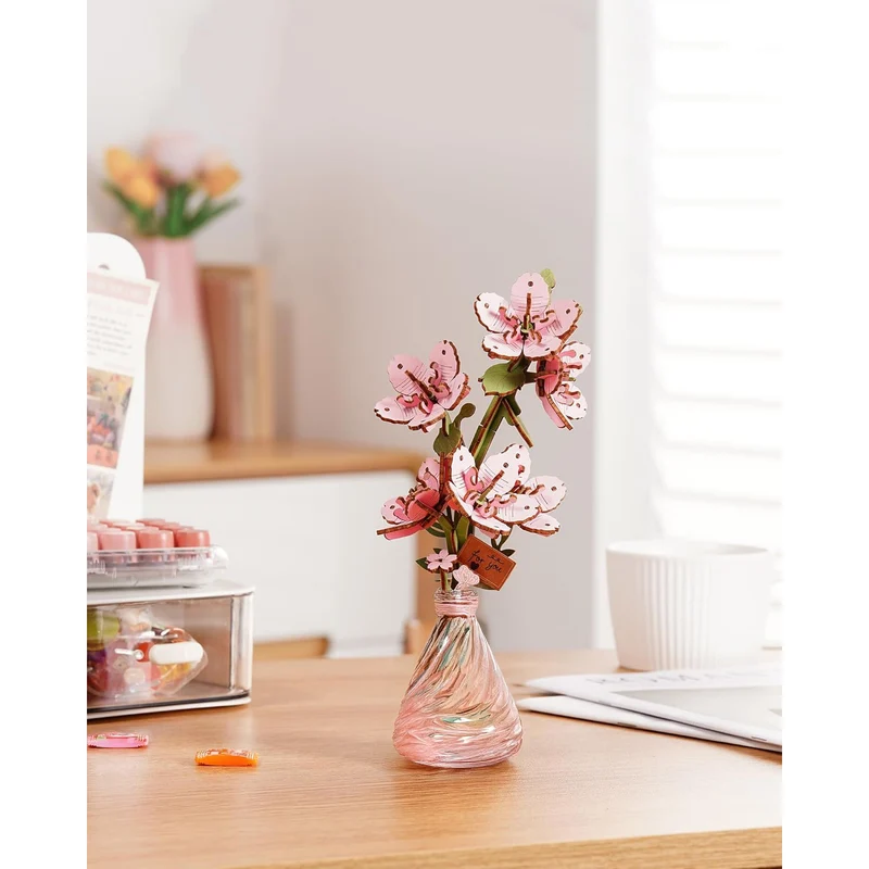 Sakura Flower kit en bois