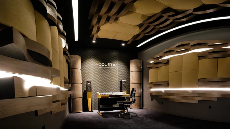 Vicoustic FlexiWave Ultra Demi - Panneaux acoustiques hybride absorbeurs et diffuseurs (6 Unités)