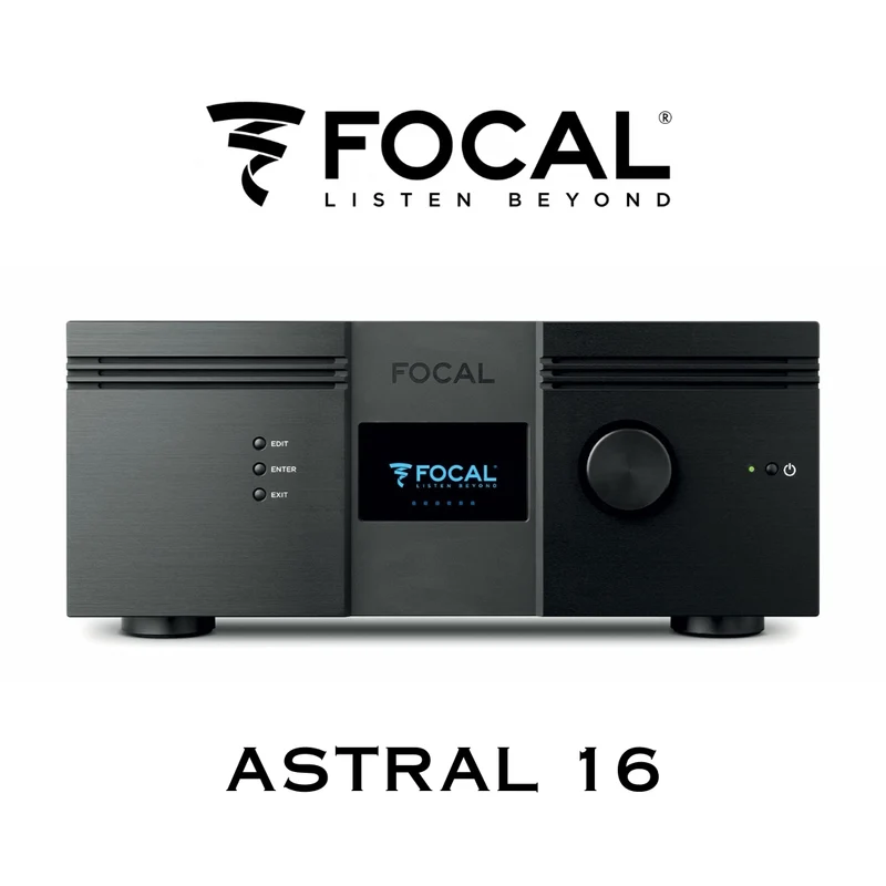 Focal ASTRAL 16 - Processeur et amplificateur audio-vidéo 16 canaux, 12 amplifiés 200W sous 8Ώ