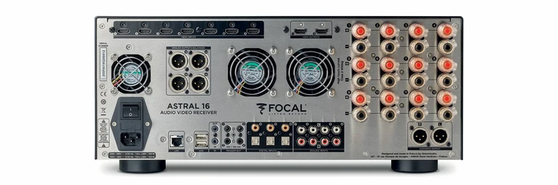 Focal ASTRAL 16 - Processeur et amplificateur audio-vidéo 16 canaux, 12 amplifiés 200W sous 8Ώ