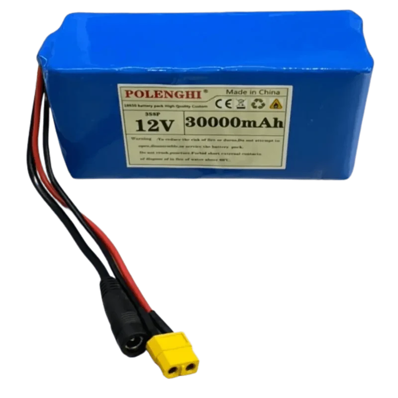 Batterie 12V 30Ah Li-ion 3S8P avec BMS et chargeur