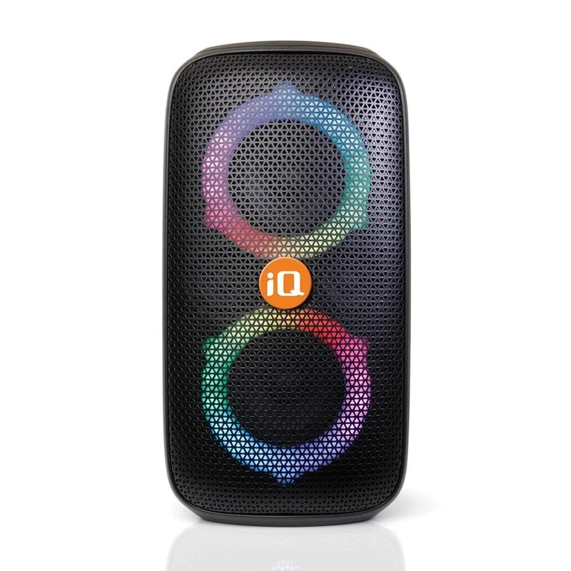 Haut-parleur de fête Bluetooth iQ Wave Party avec microphone filaire