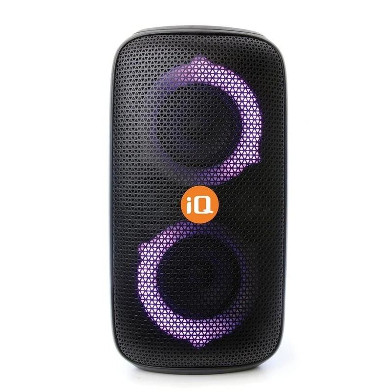 Haut-parleur de fête Bluetooth iQ Wave Party avec microphone filaire