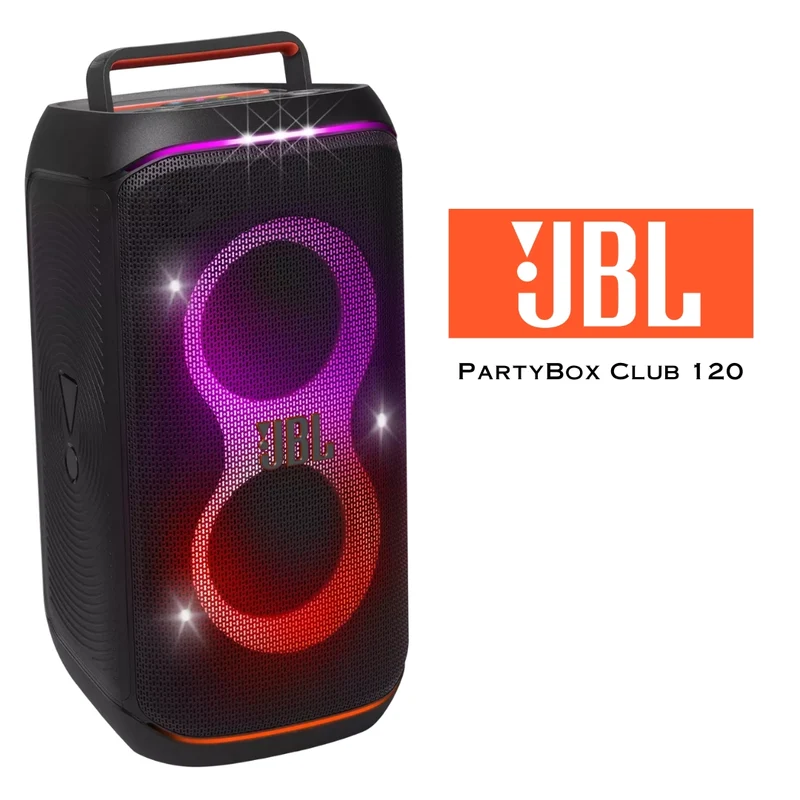 JBL PartyBox Club 120 - Enceinte de soirée 160Watts portable, Son JBL Pro