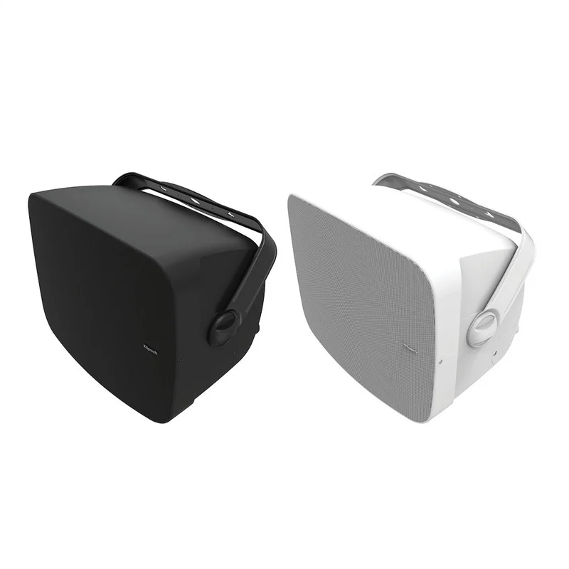 Klipsch RSM800B - Enceintes d'extérieur, woofer 8'', Horn 1'', résistantes aux intempéries et à la pluie
