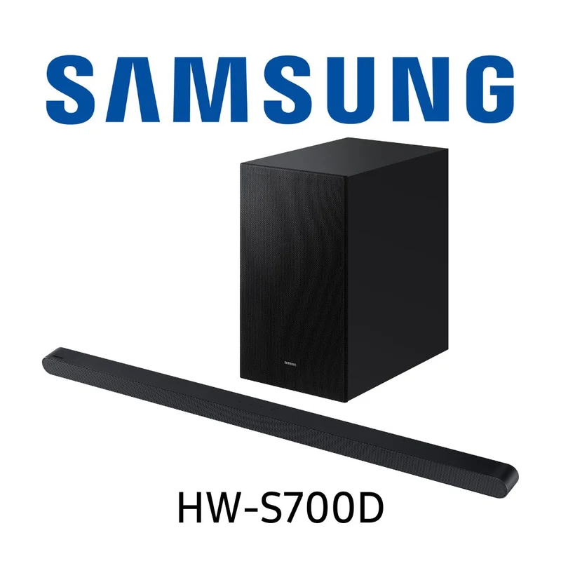 Samsung HW-S700D - Barre de son 3.1, 7hp, Sub sans-fil 6.5'' UltraMince 1.57'', Dolby Atmos