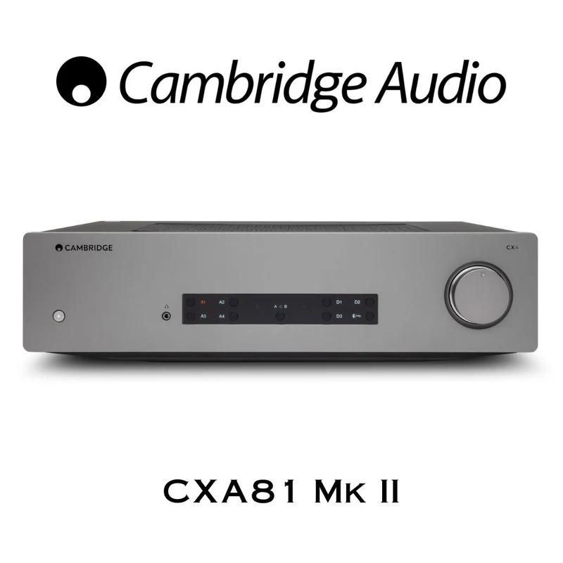 Cambridge Audio CXA81MKII - Amplificateur stéréo intégré 80Watts/C, Bluetooth apX HD