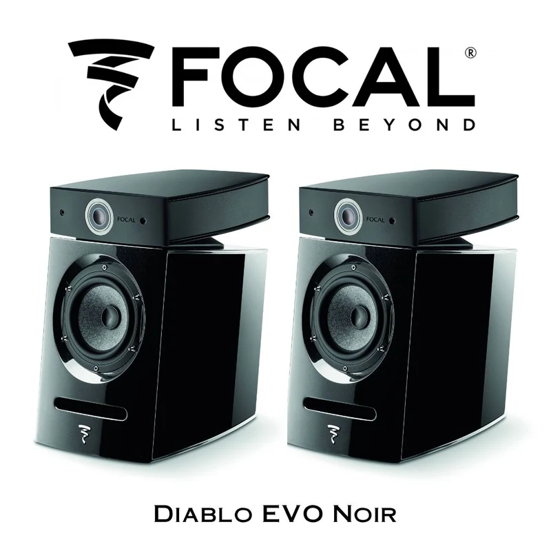 Focal Diablo Utopia Evo - Enceintes d'étagère très haut de gamme