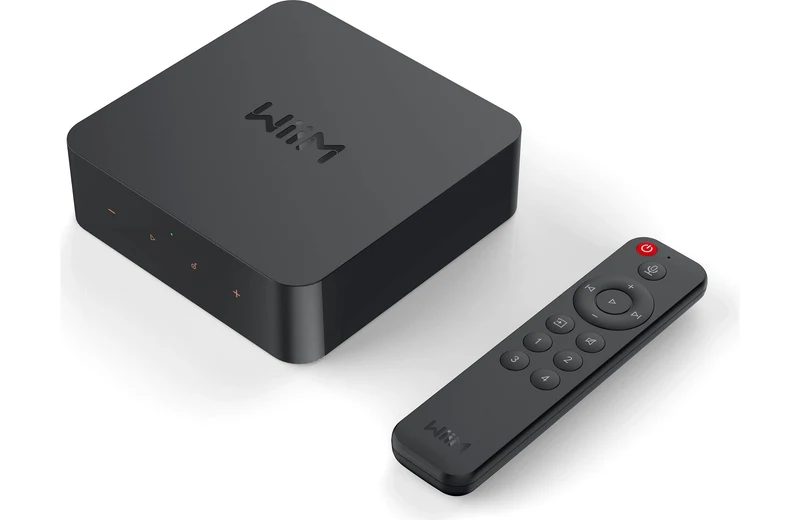 WiiMPROPLUS | Lecteur réseau, préampli numérique, Wi-Fi, Bluetooth (Noir)