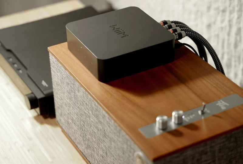 WiiMPROPLUS | Lecteur réseau, préampli numérique, Wi-Fi, Bluetooth (Noir)
