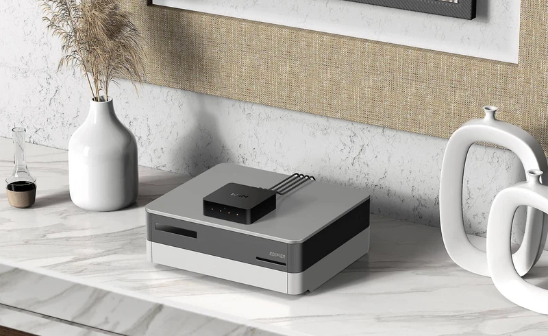 WIIMPRO | Lecteur réseau, préamp avec Wi-Fi et Bluetooth (Noir)
