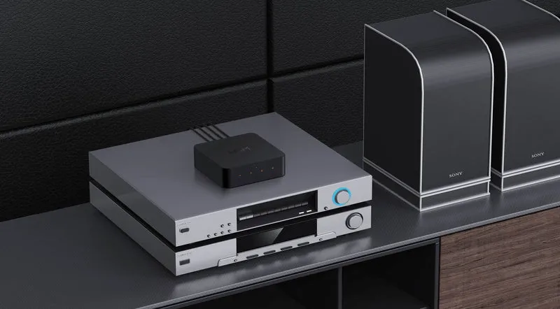 WIIMPRO | Lecteur réseau, préamp avec Wi-Fi et Bluetooth (Noir)