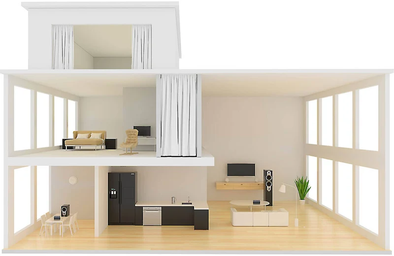 WIIMPRO | Lecteur réseau, préamp avec Wi-Fi et Bluetooth (Noir)