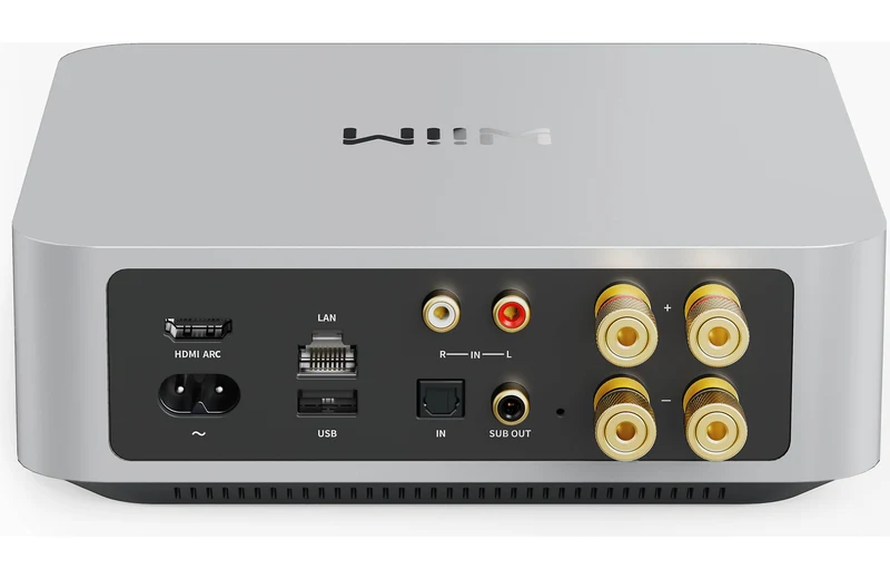 WiiMAMP | Amplificateur stéréo intégré 60W/C de petite taille (Space Grey)
