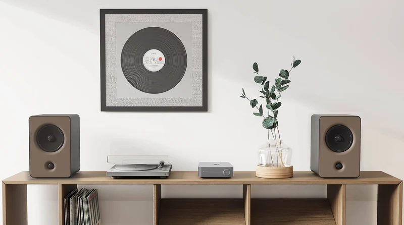 WiiMAMP | Amplificateur stéréo intégré 60W/C de petite taille (Space Grey)
