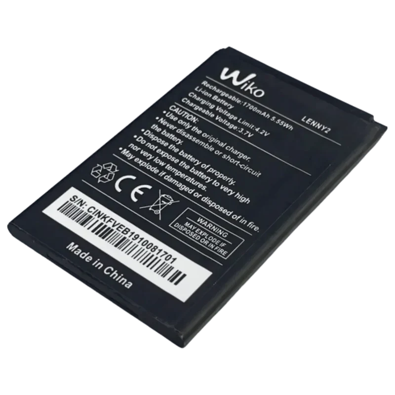 Batterie d'origine pour Téléphone Wiko Lenny 2 et 3