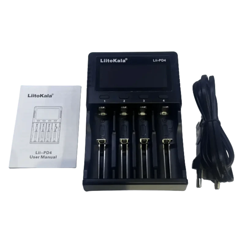 Chargeur batterie intelligent 4x 10440 à 26650