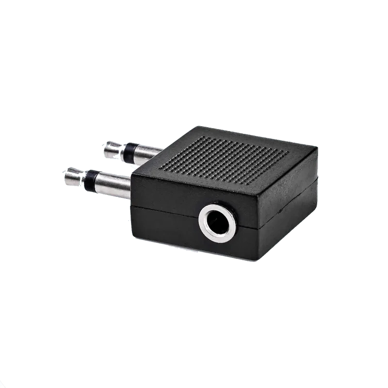 Adaptateur audio stéréo 2x 3.5mm Mâle, 2x 3.5mm Femelle