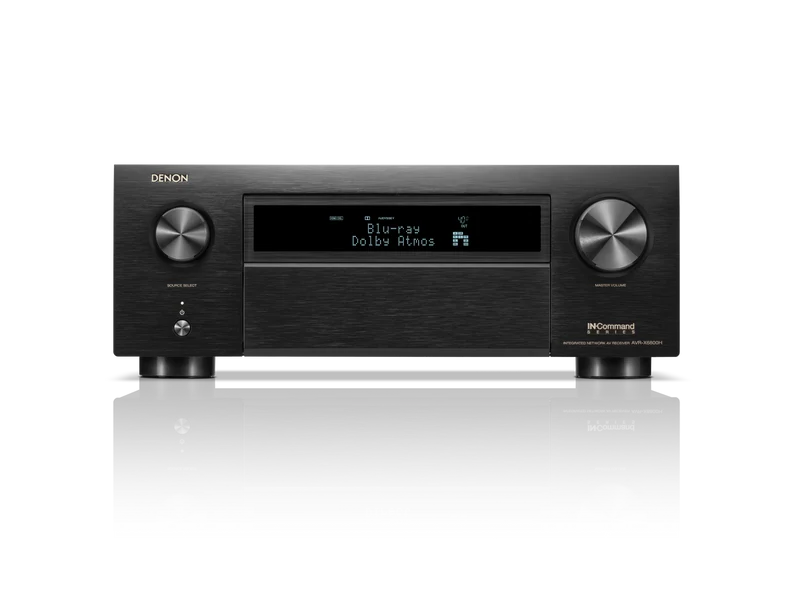 Denon AVRX6800H - Récepteur cinéma maison 11.4, 8K, 140W, Dolby Atmos, HEOS, 3D