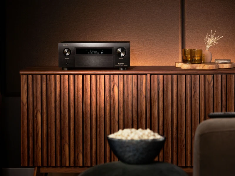 Denon AVRX6800H - Récepteur cinéma maison 11.4, 8K, 140W, Dolby Atmos, HEOS, 3D