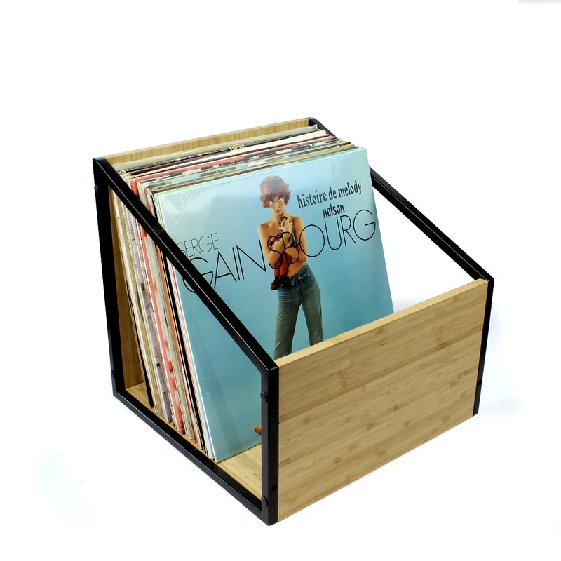 NorStone Vinyl LP Case - Boîte de rangement 80 albums (Vendu à l'unité)