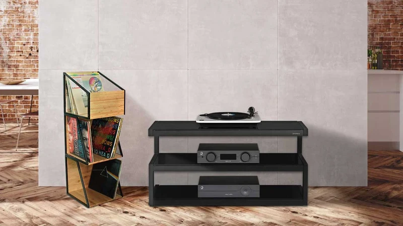 NorStone Vinyl LP Case - Boîte de rangement 80 albums (Vendu à l'unité)