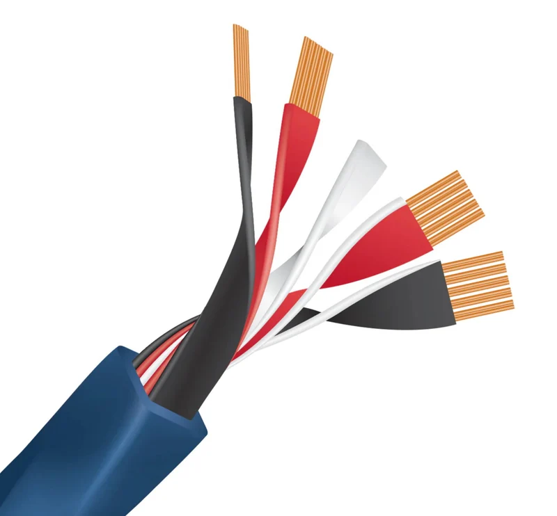 Wireworld OAS2.5M-8 - Câble à haut-parleurs 2.5M (paire)