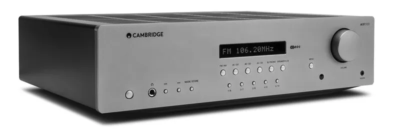 Cambridge Audio AXR100 - Récepteur stéréo 100 W/c, AM/FM, Bluetooth