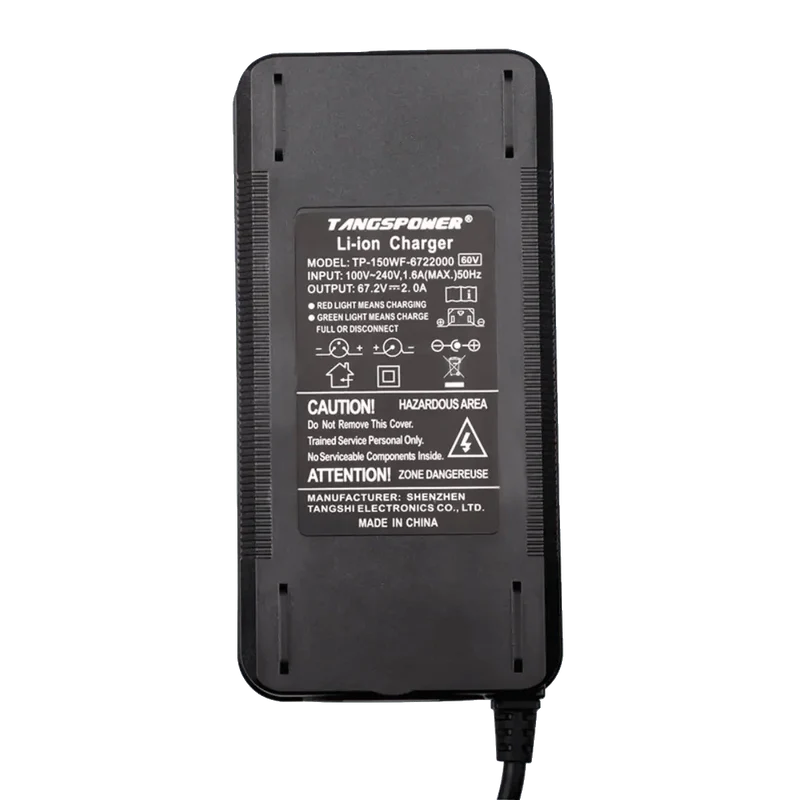 Chargeur 67.2v 2A Connecteur XLR écrou 3 contact