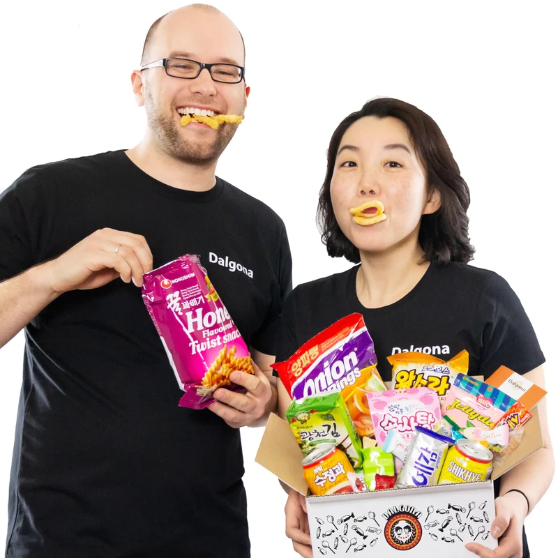 Dalgona : boîte surprise de bonbons coréens