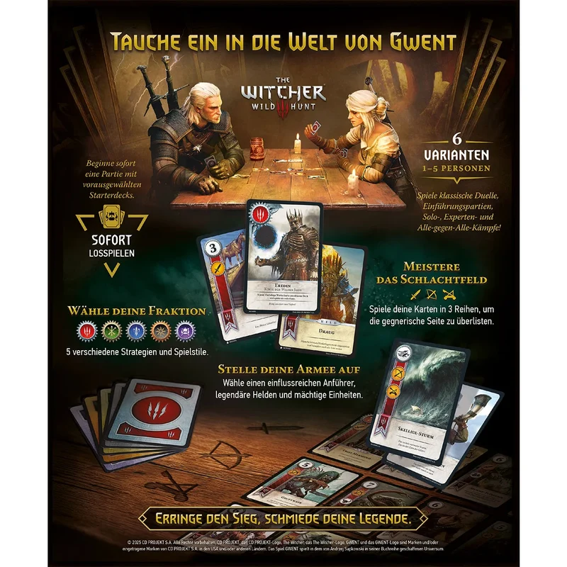 The Witcher 3 Wild Hunt - GWENT Le jeu de cartes légendaire
