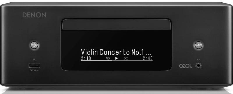 Denon CEOLRCDN12 - Récepteur stéréo 65Watts par canal, lecteur CD, tuner, Bluetooth, HEOS