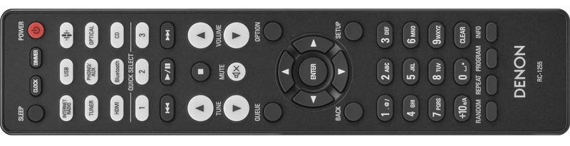 Denon CEOLRCDN12 - Récepteur stéréo 65Watts par canal, lecteur CD, tuner, Bluetooth, HEOS