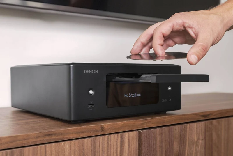 Denon CEOLRCDN12 - Récepteur stéréo 65Watts par canal, lecteur CD, tuner, Bluetooth, HEOS