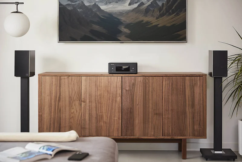 Denon CEOLRCDN12 - Récepteur stéréo 65Watts par canal, lecteur CD, tuner, Bluetooth, HEOS